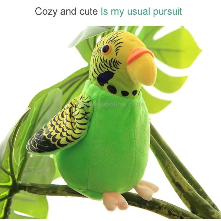Plush Toy Parrots Recording Talking Parrots Will Twist the Fan Wings