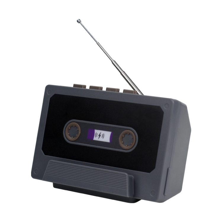 TYX-TV Mobile Phone Desktop Stand Retro Cute Speaker Radio, Color:Dark Grey(Bluetooth Models) TYX-TV Mobile Phone Desktop Stand Retro Cute Speaker Radio, Color:Dark Grey(Bluetooth Models)