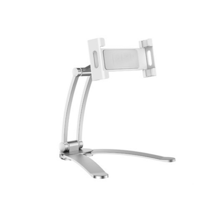 Multifunctional Mobile Phone Tablet Wall Hanging Desktop Aluminum Alloy Holder with Wall Base(Silver Gray) Multifunctional Mobile Phone Tablet Wall Hanging Desktop Aluminum Alloy Holder with Wall Base(Silver Gray)