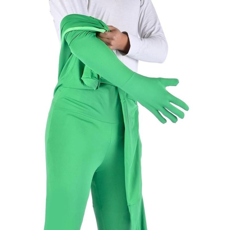 Photo Stretchy Body Green Screen Suit Video Chroma Key Tight Suit, Size