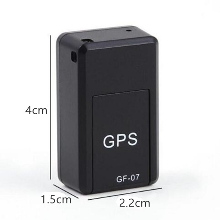 GF07 Locator Mini GPS Tracking Fuerte posicionamiento magnético Adsorción Anti los dispositivos perdidos Control de voz registrable (negro) - 2