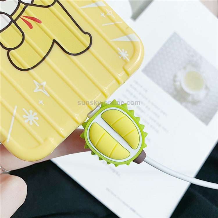 10 PCS PVC Personalized Creative Data Cable Anti-break Protective Sleeve for Apple Data Cable(Milk Tea) 10 PCS PVC Personalized Creative Data Cable Anti-break Protective Sleeve for Apple Data Cable(Milk Tea)