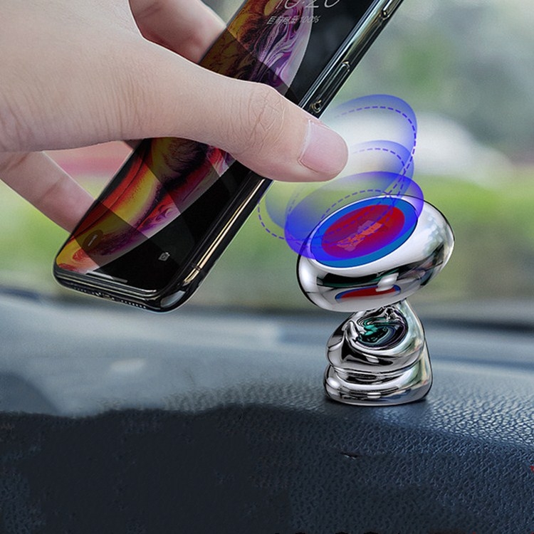 On-board Mobile Phone Bracket Magnetic-adhesive Monk Navigation Stand For Central Control Trolley(Black) On-board Mobile Phone Bracket Magnetic-adhesive Monk Navigation Stand For Central Control Trolley(Black)