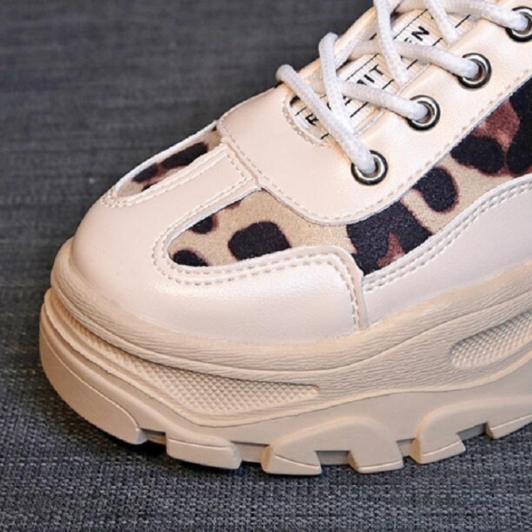 Zapatos de mujer Zapatillas con plataforma, Talla: 35 (Blanco)