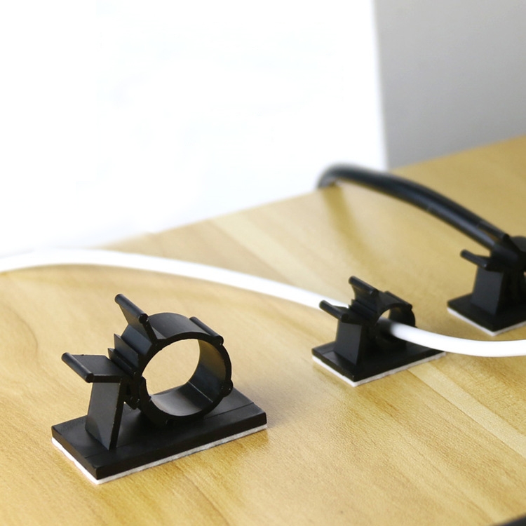100 PCS Y-2225 Adjustable Self-Adhesive Wire Fixing Cable Organizer (Black) 100 PCS Y-2225 Adjustable Self-Adhesive Wire Fixing Cable Organizer (Black)