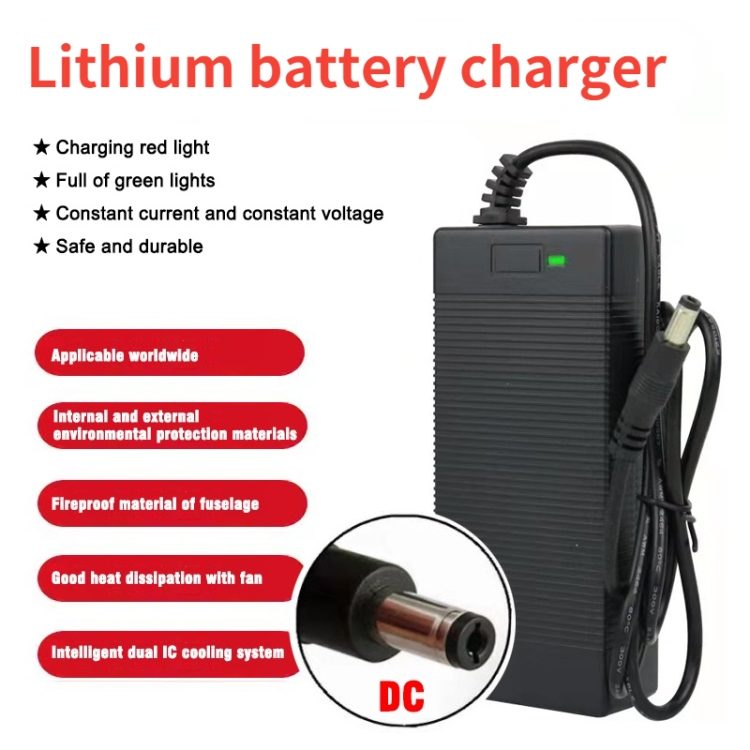 LVWEI 48V 2A Electromobile Smart Lithium Battery Charger(Aviation Head)