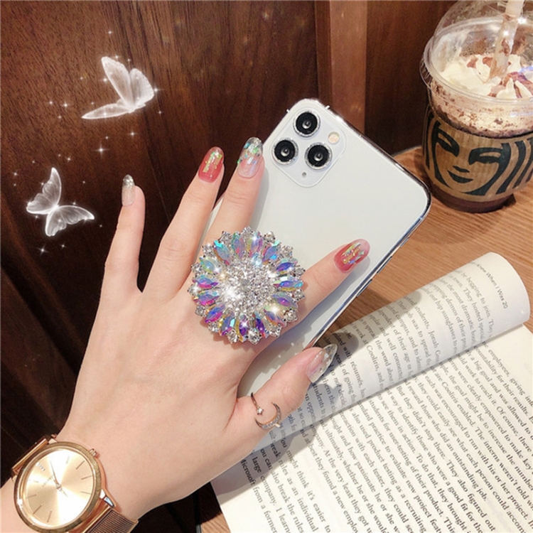 2 PCS Lazy Man Live Shooting Mobile Phone Rotating Ring Buckle Holder, Style:Round Pearl 2 PCS Lazy Man Live Shooting Mobile Phone Rotating Ring Buckle Holder, Style:Round Pearl