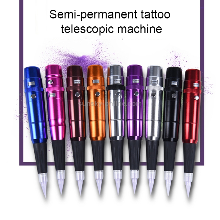 Semi-Permanent Tattoo Pen Apprentice Bleaching Lip Tattoo Eyebrow Instrument (Purple)