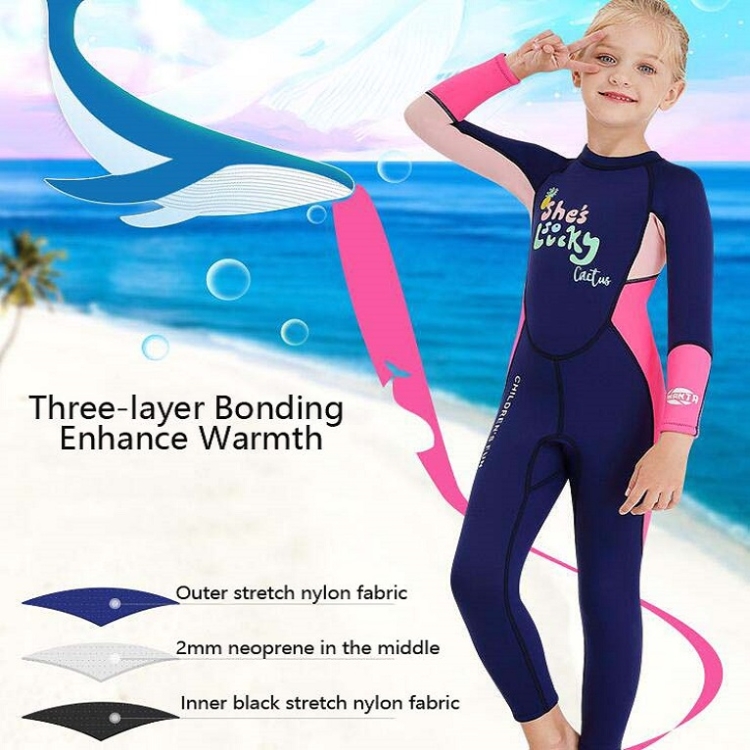 Top Neopreno Surf Olaian Mujer Proteción Solar Negro Azul Rosa 2mm