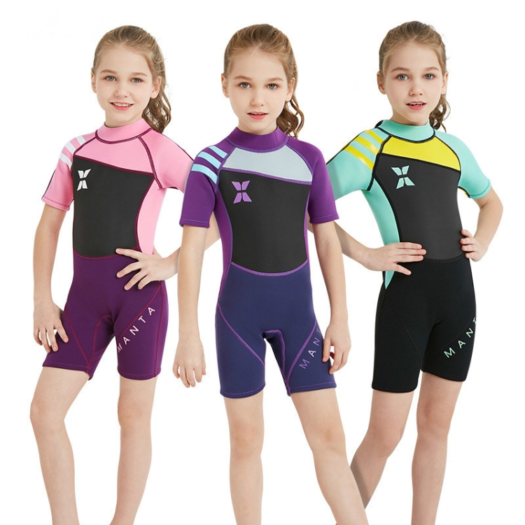 OEM Long Sleeve Diving 2.5 mm Neoprene Thermal Swimsuit Children