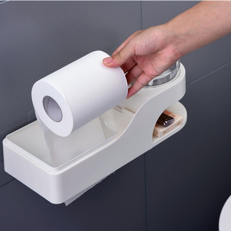 Multifunctional Toilet Nonperforated Tissue Box Toilet Waterproof
