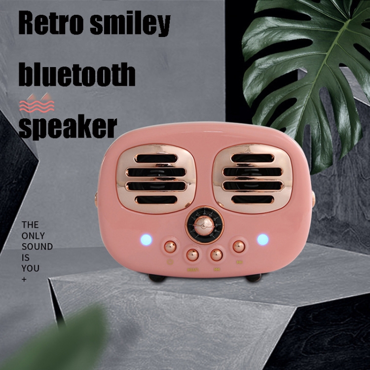 HM12 Retro Bluetooth Speaker Mini Smiley Face Shape Car Subwoofer Creative Cartoon Card Speaker(Green) HM12 Retro Bluetooth Speaker Mini Smiley Face Shape Car Subwoofer Creative Cartoon Card Speaker(Green)