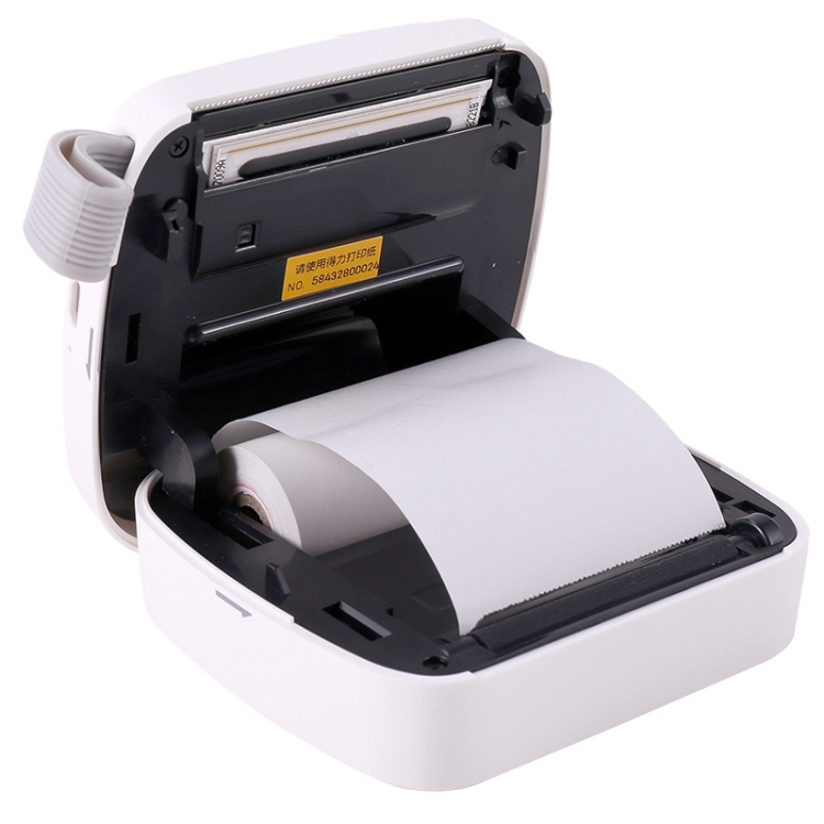Mini impresora portátil de la foto de Bluetooth de la etiqueta engomada de Deli X1, entrega al azar del color - 2