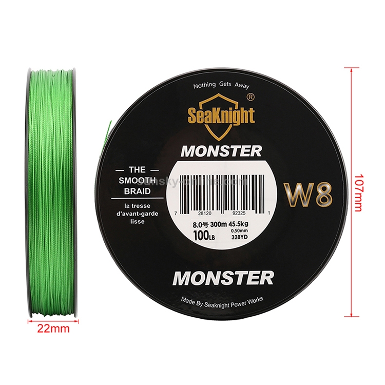 Seaknight Fishing Line PE Line 8 Series 300 Meters Rally Main Line ...