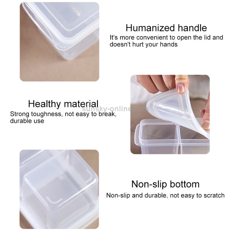 2pcs Meal Prep Container Strong Toughness Container for Ginger