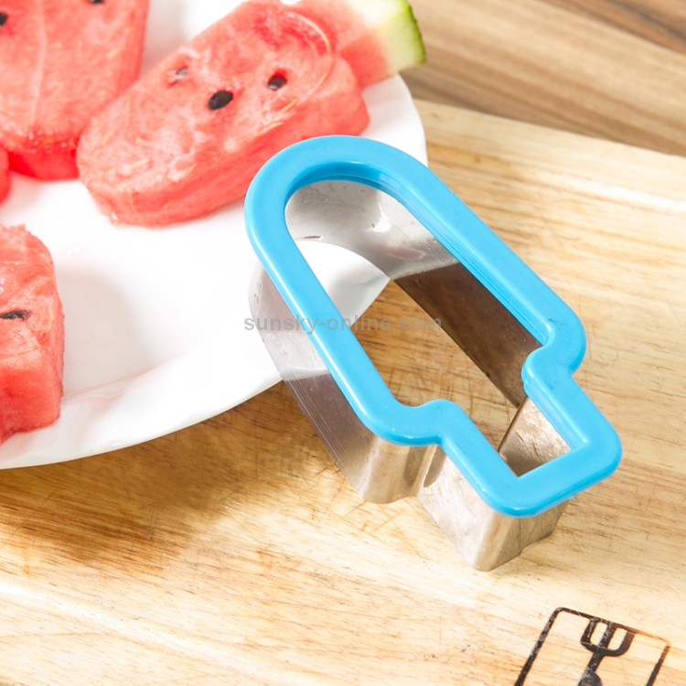 Taglia Anguria A Forma Di Ghiacciolo – Affettatrice Per Anguria E Stampo Per Frutta, Colore Verde E Blu, 2 Pezzi