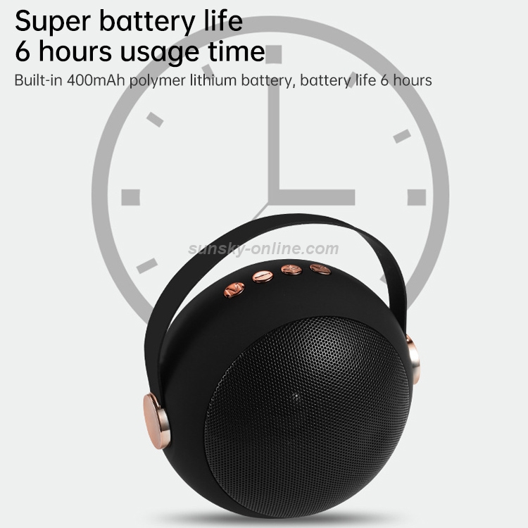 Wireless Bluetooth Speaker Outdoor Card USB Portable Mini Ball Speaker(Red)