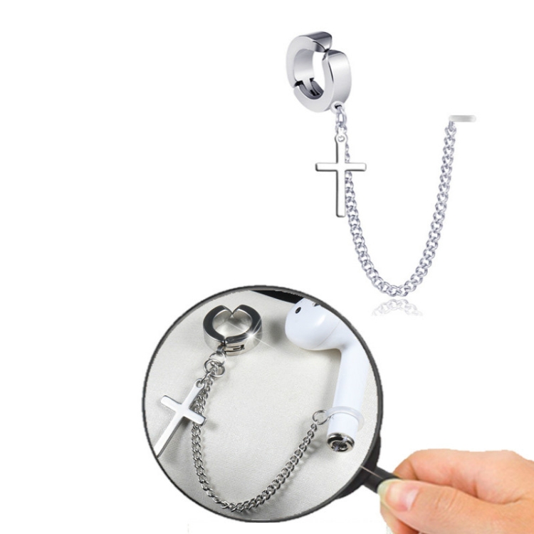10 PCS A00114 Wireless Bluetooth Headset Anti-lost Titanium Steel Non-fading Earrings, Style:Ear Buckles 10 PCS A00114 Wireless Bluetooth Headset Anti-lost Titanium Steel Non-fading Earrings, Style:Ear Buckles