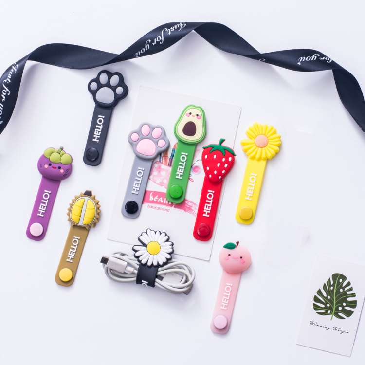 20 PCS F607 Data Cable Winder Travel Headset Charging Cable Finishing Buckle Household Multifunctional Silicone Winding Fixing Buckle, Random Style Delivery 20 PCS F607 Data Cable Winder Travel Headset Charging Cable Finishing Buckle Household Multifunctional Silicone Winding Fixing Buckle, Random Style Delivery