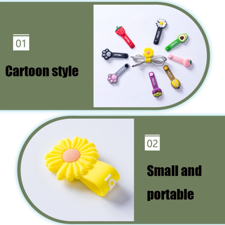 20 PCS F607 Data Cable Winder Travel Headset Charging Cable Finishing Buckle Household Multifunctional Silicone Winding Fixing Buckle, Random Style Delivery 20 PCS F607 Data Cable Winder Travel Headset Charging Cable Finishing Buckle Household Multifunctional Silicone Winding Fixing Buckle, Random Style Delivery