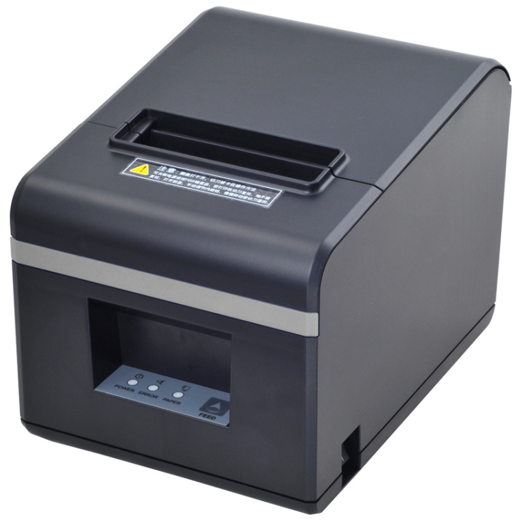 Xprinter XP-N160II Impresora térmica de boletos Impresora de recibos Bluetooth, Estilo: Enchufe de la UE (Gris) - 1