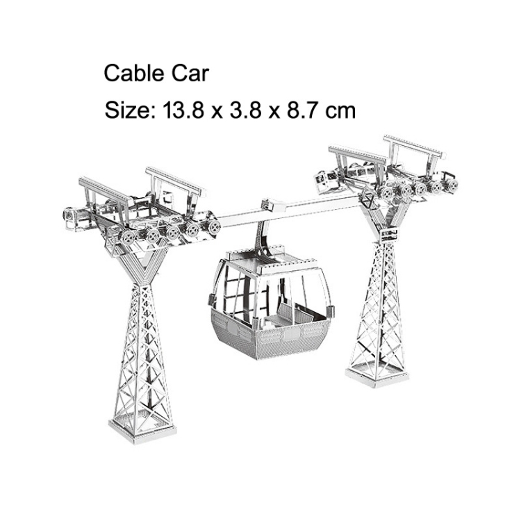 Ferris Wheel Cable Car Roller Coaster Metal Model Kit 3D Laser Cut 3D Puzzle NEW 