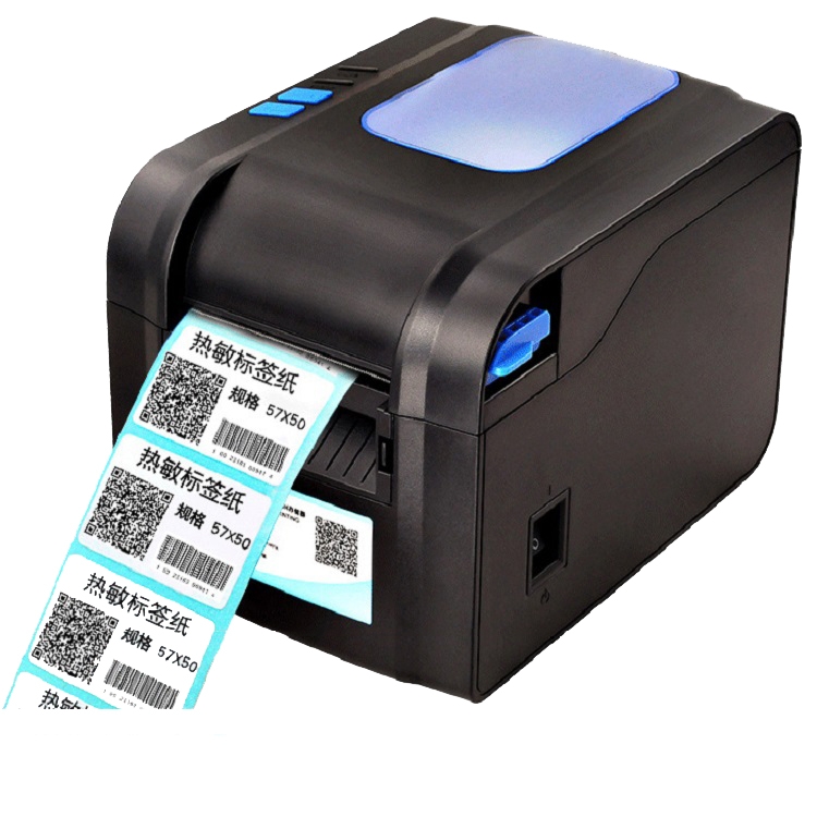 Xprinter XP-370B Impresora de códigos de barras Autoadhesiva Impresora de códigos QR Etiqueta de ropa Etiqueta térmica Máquina de billetes - 6