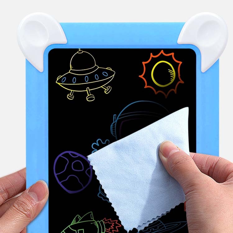 Tavolo da disegno luminoso a LED Lavagna elettronica fluorescente Lavagna  luminosa per bambini (blu)