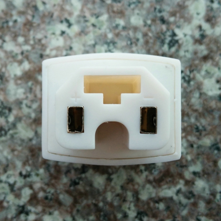 Cargador de teléfono móvil de coche eléctrico de batería de litio de conexión inversa inteligente para coche universal de 3 piezas, estilo: puerto doble blanco extendido 2A - 3