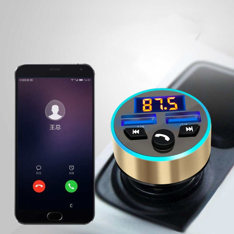 Shopping 5 V/3.1a Bluetooth FM Sender Auto Ladegerät Wireless Bluetooth FM  Radio -adapter Musik Player in China