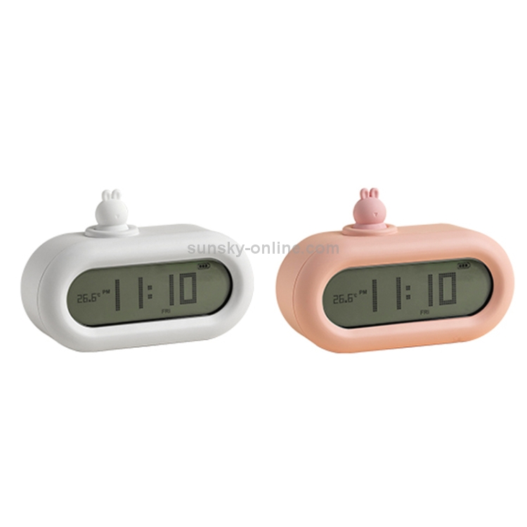 Led Digital Despertador Reloj Usb Mesita De Noche Con