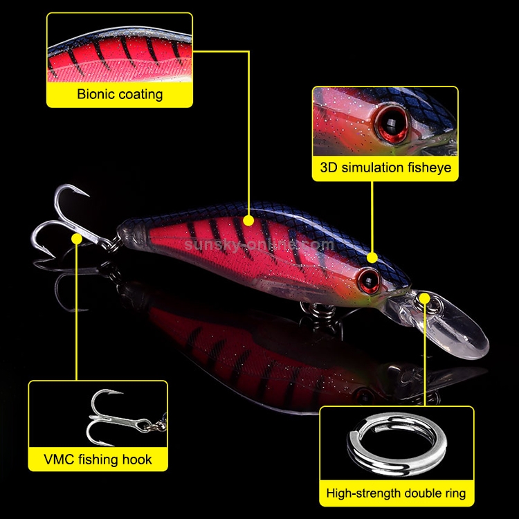 SeaKnight Long-throwing Shallow Water Hovering Elf Mino Bass Mouth Lure  Hard Bait(L05)