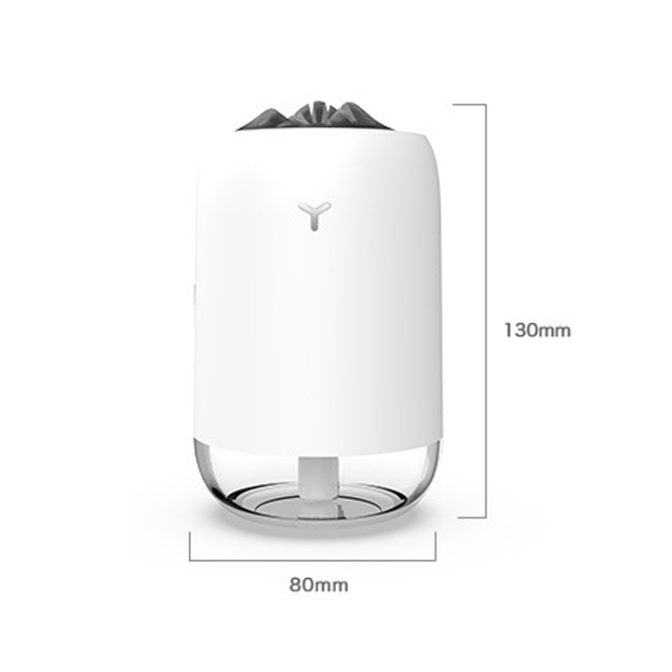 H1 USB voiture colorée tasse humidificateur ménage instrument portatif de  reconstitution de l'eau (blanc)