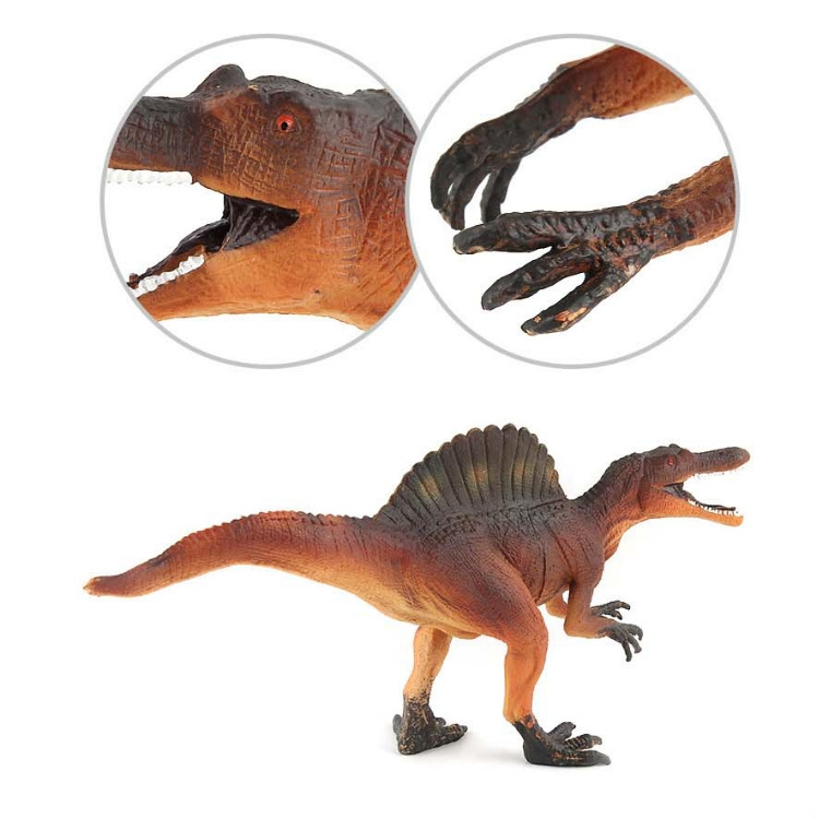 Mô hình khủng long North Africa SpinosaurusXám Đỏ