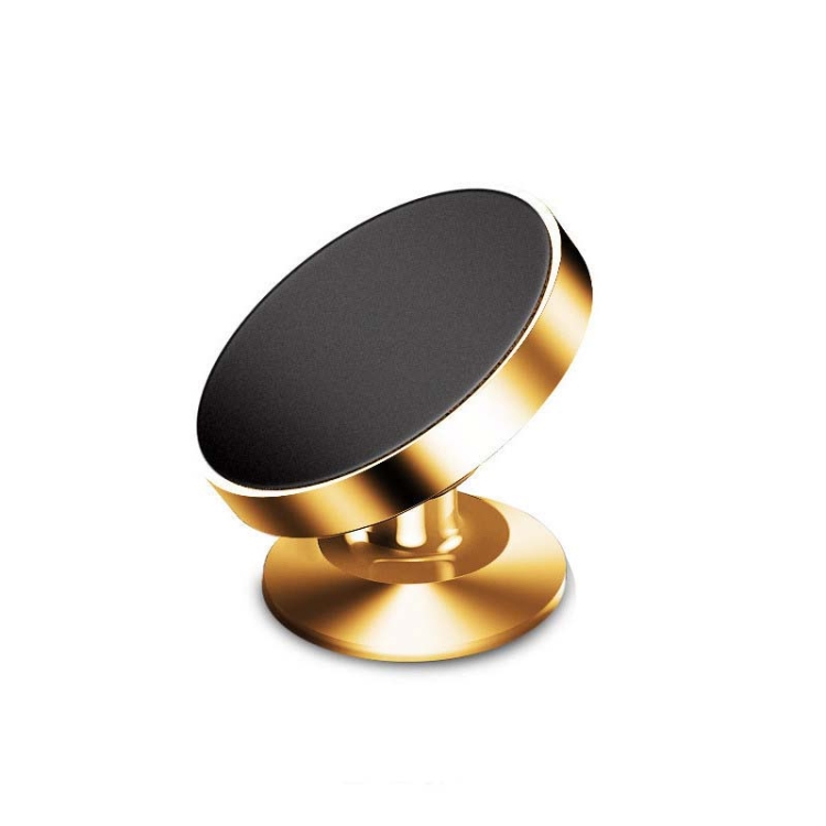 Car Phone Holder Alloy Magnetic Universal Dual Ball Rotating Car Phone Holder,, Color: Golden (Single Ball) Car Phone Holder Alloy Magnetic Universal Dual Ball Rotating Car Phone Holder,, Color: Golden (Single Ball)