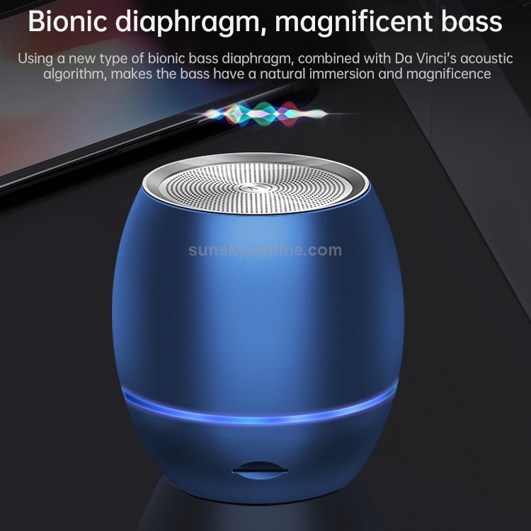 C2 Metal Bluetooth Speaker Phone Wireless Mini Portable Card Subwoofer Smart Bluetooth Small Speaker, Style:Ordinary Paragraph(Blue) C2 Metal Bluetooth Speaker Phone Wireless Mini Portable Card Subwoofer Smart Bluetooth Small Speaker, Style:Ordinary Paragraph(Blue)