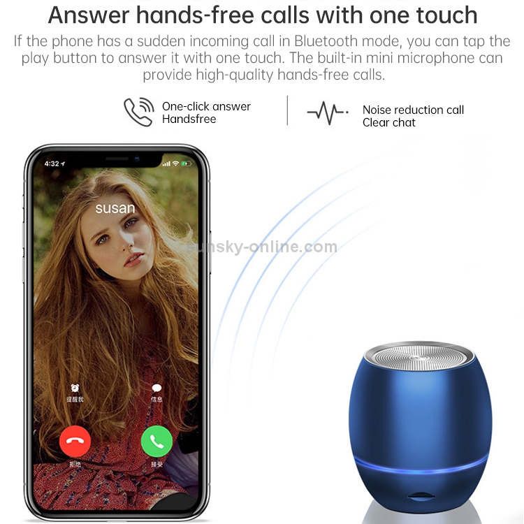 C2 Metal Bluetooth Speaker Phone Wireless Mini Portable Card Subwoofer Smart Bluetooth Small Speaker, Style:TWS Series Connection(Black) C2 Metal Bluetooth Speaker Phone Wireless Mini Portable Card Subwoofer Smart Bluetooth Small Speaker, Style:TWS Series Connection(Black)