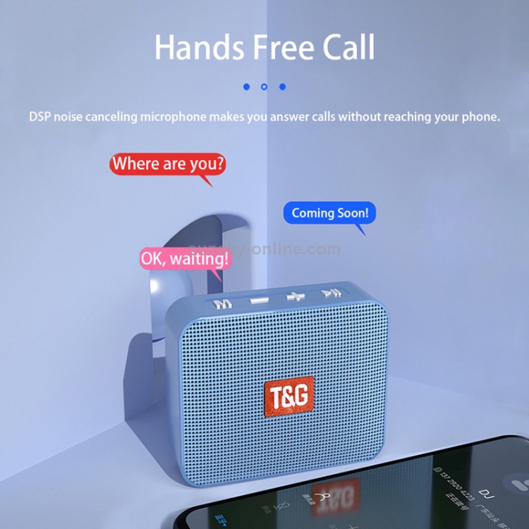 T&G TG166 Color Portable Wireless Bluetooth Small Speaker(Green) T&G TG166 Color Portable Wireless Bluetooth Small Speaker(Green)