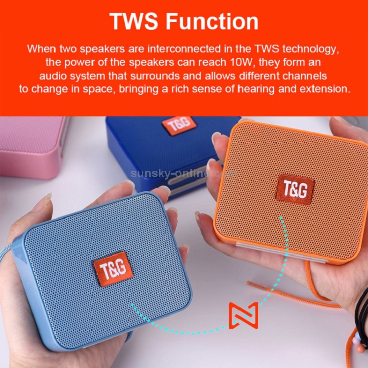 T&G TG166 Color Portable Wireless Bluetooth Small Speaker(Green) T&G TG166 Color Portable Wireless Bluetooth Small Speaker(Green)