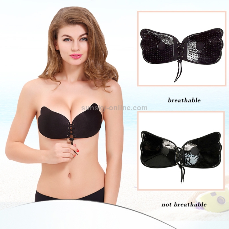 ALING Women Strapless Bra, Women Self Adhesive Reusable Push Up Invisible  Silicone Bras Invisible Bra Sexy Seamless Bra for Women 