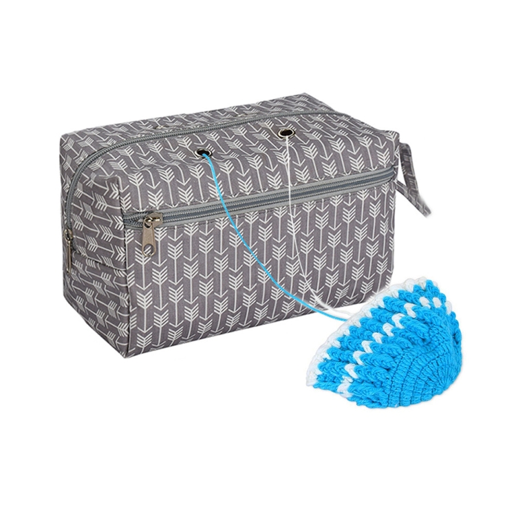 2pcs Crochet Storage Bag Crochet Bags for Foldable Crochet Hooks Bag  Foldable Crochet Hooks Holder Travel Storage Bag Wool Hooks Pouch Polyester