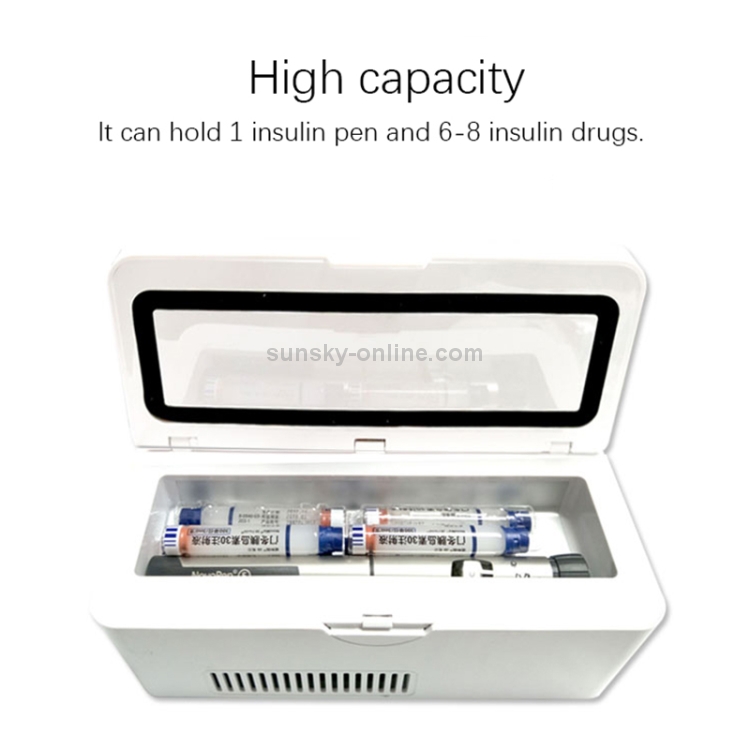 Dison Boîte réfrigérée médicale portable Congélateur à insuline Mini glacière  médicale pour boîte de stockage d'insuline de voyage