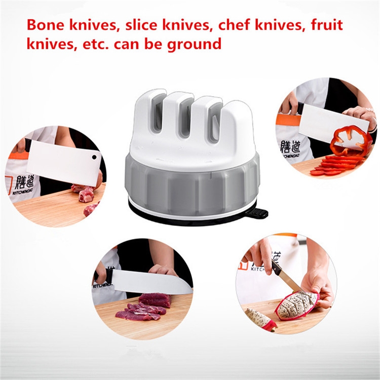 Suction Cup Whetstone Kitchen Knife Sharpener Easy And Safe To Sharpens  Househeld Stone Knives Sharpening with Suction Dropship