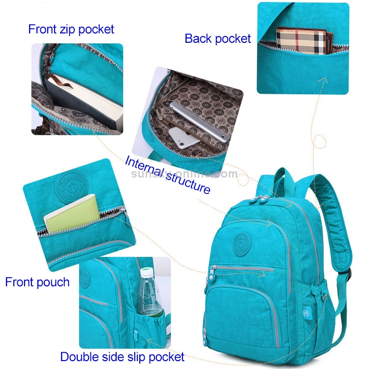 Comprar Scione Mochila pequeña de lona para viaje, multifuncional, para  hombre y mujer, mochila para ordenador portátil, mochila escolar