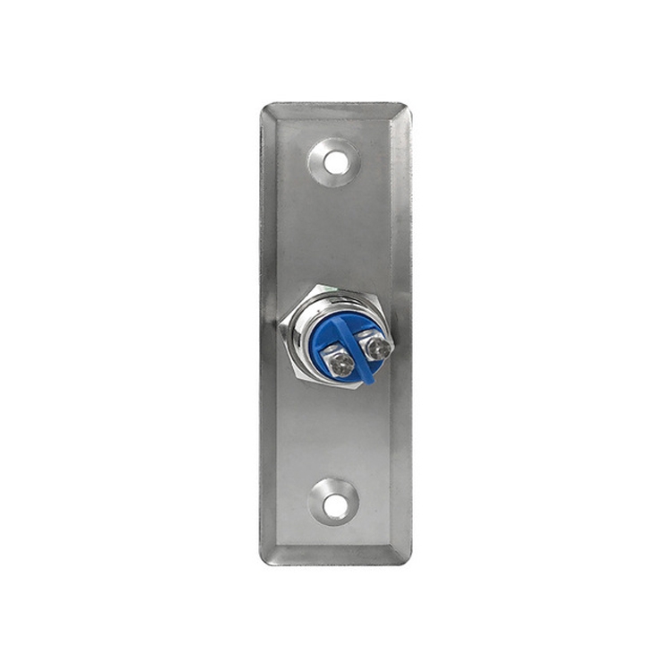 Botón de desconexión del sistema de control de acceso electrónico de reinicio automático de tira estrecha de acero inoxidable S28 - 2
