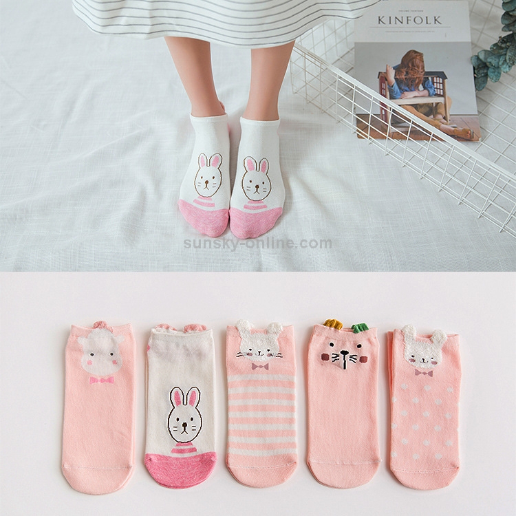 SoxEra Cute Cat Design Calcetines de algodón para mujer, casuales,  cómodos