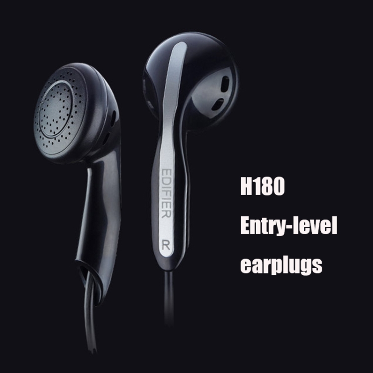 Edifier H180 Subwoofer Phone Computer Stereo Universal Music Earphone without Microphone, Cable Length: 1.2m(White) Edifier H180 Subwoofer Phone Computer Stereo Universal Music Earphone without Microphone, Cable Length: 1.2m(White)