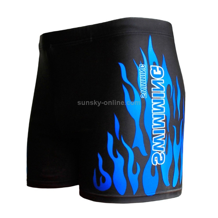 Flame Pattern Men Male Swim Trunks Beach Shorts Swimming Wear