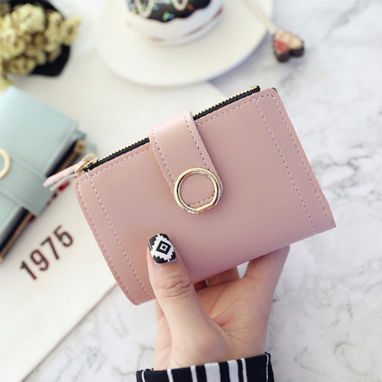 New Women Wallets Pu Leather Purses Female Short Hasp Purse Small Cute Money  Bag Ladies Solid Clutch Portable Coin Card Holders | Fruugo ES