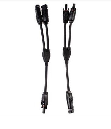1 paire de connecteurs d'adaptateur MC4 branche Y M / M / F et F / F / M  pour câble de panneaux solaires (mc4)